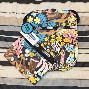 Hawaii Exclusive LeSportsac Wahine Hula Edna Slim Travel Cross Body